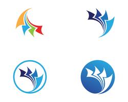 finance logo and symbols vector concept illustration..