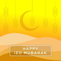 moslem day background template vector illustration wallpaper