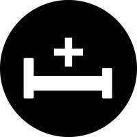 Vector Hospiatl Bed Icon