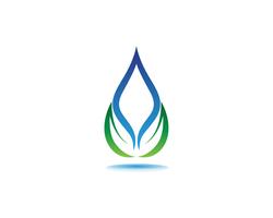 water drop Logo Template vector illustration design