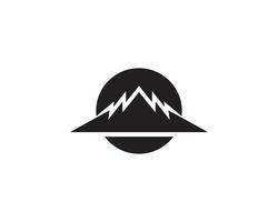 Mountain Logo Business Template Vector iconos de la aplicación ..