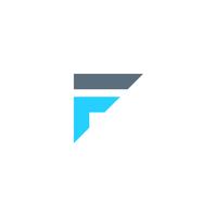 elemento de icono de ilustración de vector de plantilla de logotipo inicial F, FI, SI, IL
