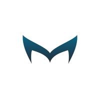 letter m logo design concept template vector
