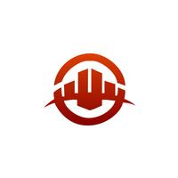Logotipo de arquitectura, construcción, logotipo inmobiliario e hipotecario. vector