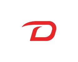 D faster Logo Business Template Vector 