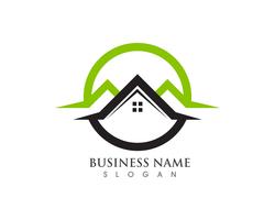 home buildings logo and symbols icons template vector