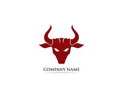 Bull horn logo and symbols template vector