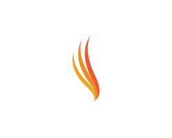 Fire flame Logo Template vector icon Oil, gas and energy