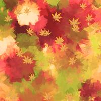 water color autum background vector