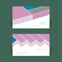 Business card design concept Vector Illustration