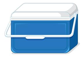 An ice cooler on whote background vector