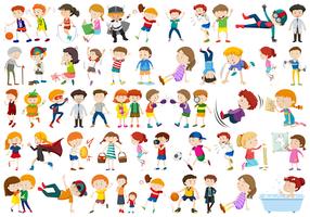 Set of people charcter vector