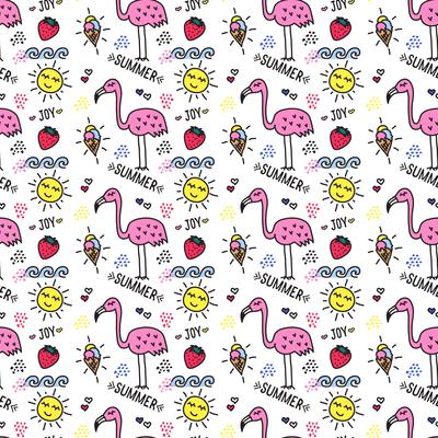 Doodle Summer Pattern