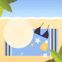 Vector Summertime Elements Illustration