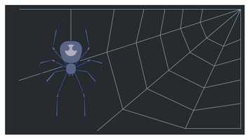 vector de tela de araña