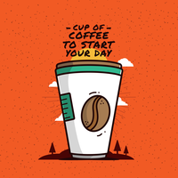 Vector Clipart De Café