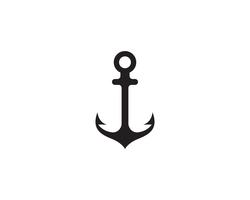 anchor logo and symbol template vector icons app