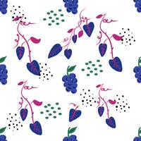 Seamless ditsy floral pattern with bright colorful flowers and leaves on black background in naive folk style. Summer template for fashion prints in vector. vector