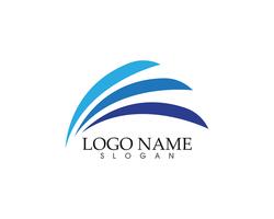 Resumen Digital Pixel Pair Logo negocios finanzas vector