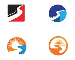 Faster way Logo Template vector icon illustration design,