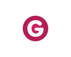 G letras logo y símbolos iconos de plantilla vector