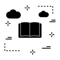 Vector icono de libro