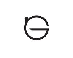 Plantilla de logotipo y símbolos de letras G vector