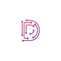 letter d creative logo template vector illustrator