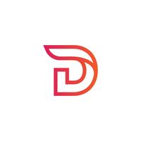 letter d creative logo template vector illustrator