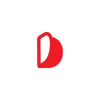 letter D creative logo template vector illustrator