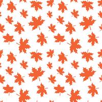 Seamless vector pattern with autumn leaves. Reaping autumn leaves background for textile print, wrapping paper, scrapbooking.