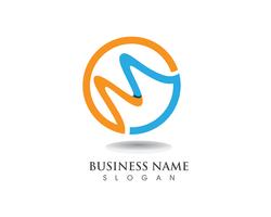M Logo Business Template Vector icon