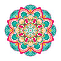 Vector Mandala ornament. Vintage decorative elements. Oriental round pattern. Islam, Arabic, Indian, turkish, pakistan, chinese, ottoman motifs. Hand drawn floral background.