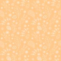 Seamless pattern with cute rabbits. Easter background. vector