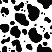 Seamless hand drawn pattern with cow fur. Repeating cow skin background for textile design, scrapbooking, wrapping paper, walpaper. Abstract endless animal print. vector