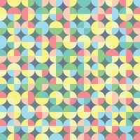 Seamless geometric pattern in retro style. Vector repeating background with geometric shapes for textile design, wrapping paper, scrapbooking.