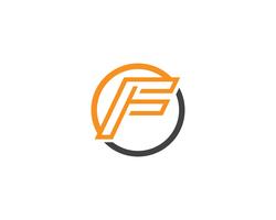 F logo and symbols template vector