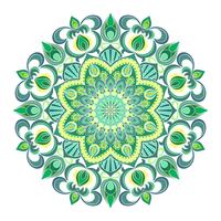 Vector Mandala ornament. Vintage decorative elements. Oriental  round pattern. Islam, Arabic, Indian, turkish, pakistan, chinese, ottoman motifs. Hand drawn floral background.