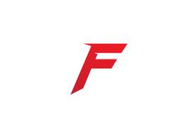 Vector de plantilla de logotipo y símbolos F