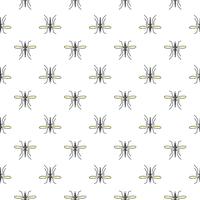 Mosquito vector seamless pattern for textile design, wallpaper, wrapping paper