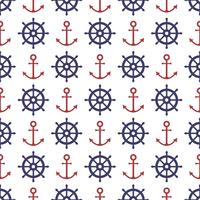 Nautical seamless pattern