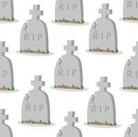 Old gravestone with cracks  seamless  pattern vector