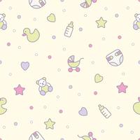 Baby toys seamless pattern. Can be used for textiles, paper and other design.