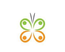 Vector logo mariposa