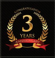 anniversary background template  vector