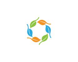 ecology logo nature element vector