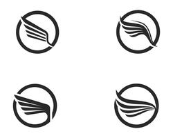 Falcon Wing Logo Template vector icon design