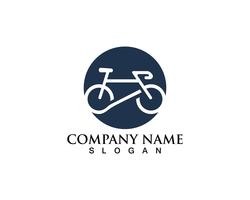 Vector logo y símbolos de bicicleta