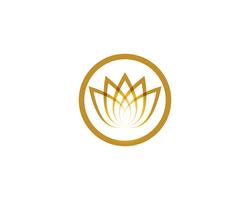 Lotus flower logo and symbols vector template 