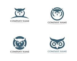 Owl logo bird vector illustrator